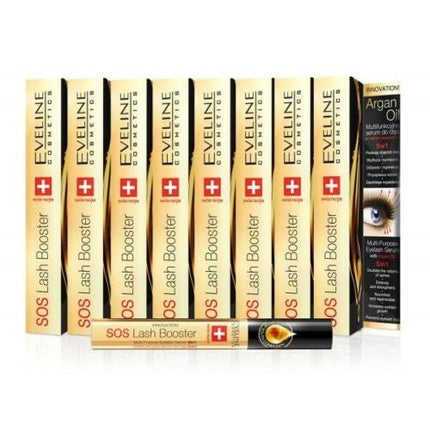 EVELINE SOS 5 in 1 Eyelash Serum with Argan Oil