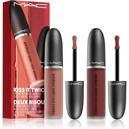 MAC Cosmetics Powder Kiss Liquid Duo Gift Set - Kiss It Twice