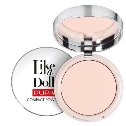 PUPPA Like a Doll Nude Skin Compact Powder 10g #007 - Delicate Rose