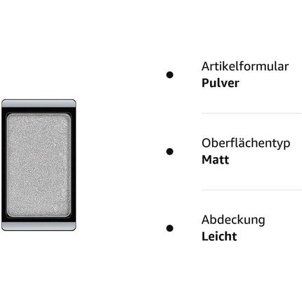 Artdeco Magnet Eyeshadow Pearl 06 Pearly Light Silver Grey 9g