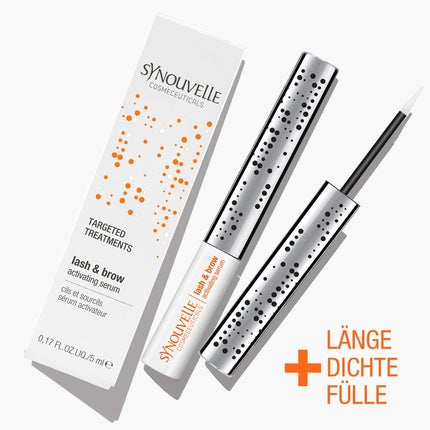 Synouvelle Cosmeceuticals Lash & Brow Activating Serum Concentrated Growth Serum for Eyelashes & Eyebrows 5ml