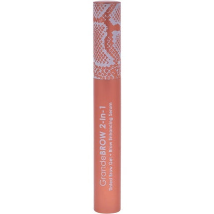 Grande Cosmetics GrandeBROW 2-In-1 Tinted Brow Gel plus Brow Enhancing Serum Dark For Women 0.12 oz