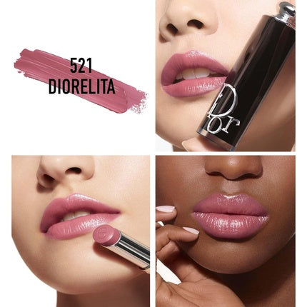 Dior Addict Shine Lipstick 3.2g Full Size Refillable 521 Diorelita 0.11 Ounce