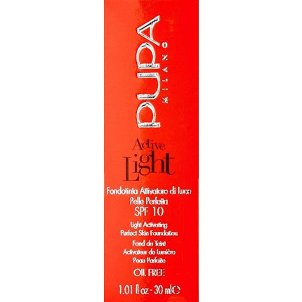Pupa Active Light Foundation Activator Face Foundation 040 Sand 30ml