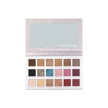 Layla Cosmetics Baba-Pads Eyeshadow Palette with 18 Shades and 2 Finishes