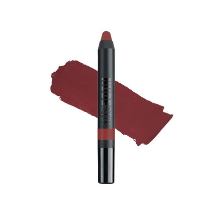 Nudestix Magnetic Matte Lip Color Lipstick Lip Liner Lip Stain 3-in-1 Multi Use Makeup Pencil Long Lasting Pigment Kiss Proof Smudge Proof Waterproof Bold Nude Looks Vino