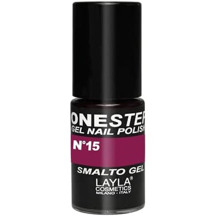 LAYLA COSMETICS One Step Gel Nail Polish Blueberry Number 15 Multicolour