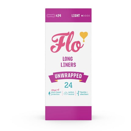 Here we Flo Bamboo Naked Liner 24 Count - Pack of 24