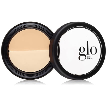 Glo Skin Beauty Under Eye Concealer Makeup with Duo Shades for Custom Blending - Corrects and Conceals Dark Circles and Redness - Buildable Longwearing Coverage 0.11 Ounce