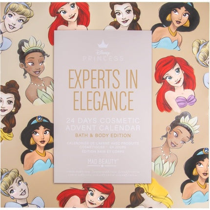 Mad Beauty Disney Princess 24 Day Cosmetic Advent Calendar Beige