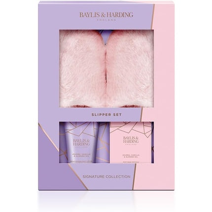 Baylis＆Harding Jojoba香草杏仁油豪华拖鞋礼品套件 - 素食友好