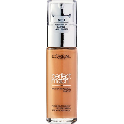 L'Oréal Paris Perfect Match Makeup Liquid Foundation with Hyaluronic and Aloe Vera 30ml Golden Toffee