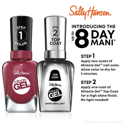 Sally Hansen Miracle Gel Nail Polish Slate-r Girl Color 809