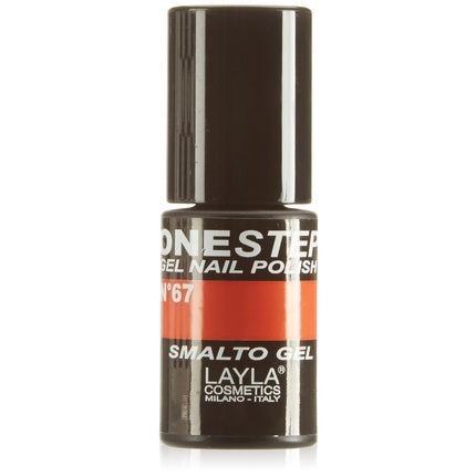 Layla Cosmetics One Step Gel Nail Polish Alpine White 5ml
