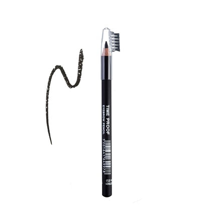Radiant Professional Time Proof Eye Brow Pencil - Eyebrow Pencil to Create Perfect Naturally Defined Brows - Long Lasting Brow Filler With Comb - Black 01