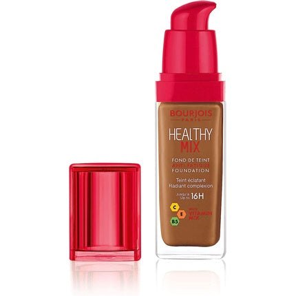 Bourjois Healthy Mix Anti-Fatigue Medium Coverage Liquid Foundation 63 Cocoa 30ml
