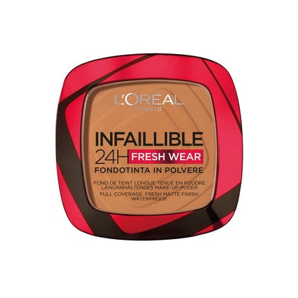 L'Oréal Paris Infaillible 24H Fresh Wear Mattifying Make-Up Powder 330 Hazelnut 24H Waterproof Sweatproof