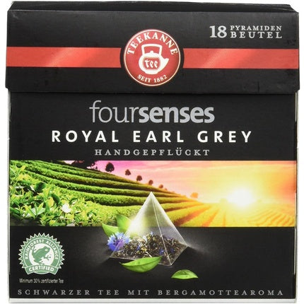 Fairtrade Teapot Foursenses Royal Earl Grey Black