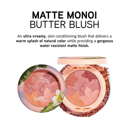 Physicians Formula Mattes Monoi Butter Rouge Natural Matte Cream Blush with Murumuru Butter, Cupuacu Butter, Tucuma Butter and Tahitian Monoi Butter Mauvy Mattes