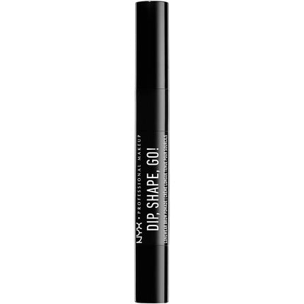 NYX PROFESSIONAL MAKEUP Dip, Shape, Go! Longwear Brow Kit Chocolate
