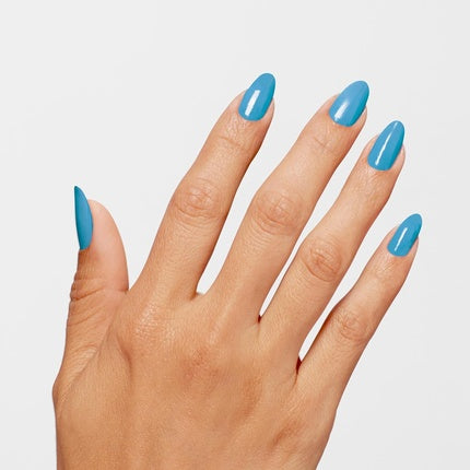 OPI Infinite Shine Long-Wear Dark Crème Finish Opaque Blue Nail Polish 0.5 fl oz