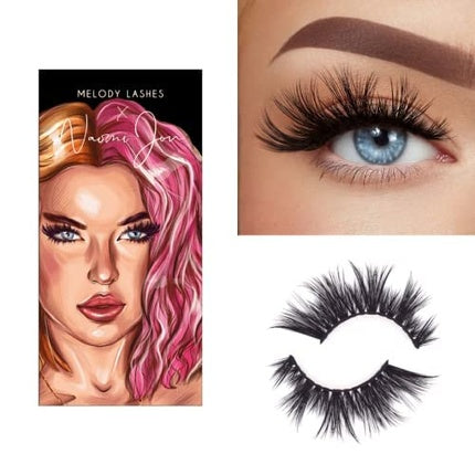 Melody Lashes Naomi Jon Taco Natural Ultra Fluffy Lashes Premium Quality