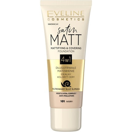 Eveline Cosmetics Satin Matt Opaque Face Primer 30ml No.101