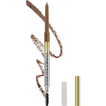 Physician's Formula Slim Brow Pencil for Precise Application in Hair-Like Strokes Defined Full Fluffy Brow Effect Taupe Tortora