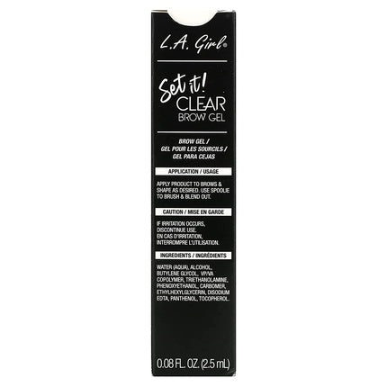 LA Girl Set it! Clear Brow Gel GBG390 Clear