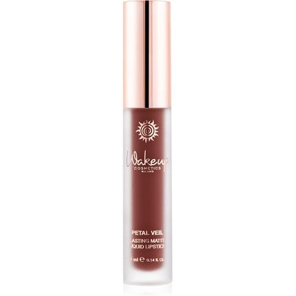 Wakeup Cosmetics Milano Petal Veil Liquid Lipstick 4ml No. 10 Warm Chocolate