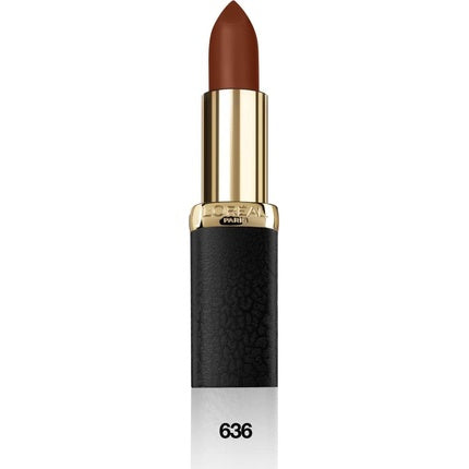 L'Oreal Color Riche Matte Addiction Lipstick 636 Mahogany Studs 1 Count