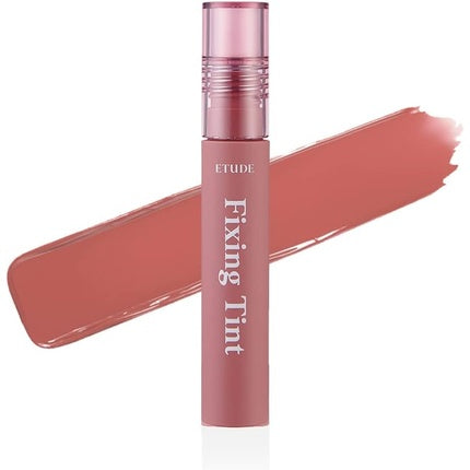 Etude House Fixing Tint 4g Long Lasting High Pigmented Liquid Lipstick Lip Stain Waterproof Lightweight Matte Finish Full Coverage 08 Dusty Beige