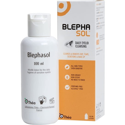 Blephasol Sensitive Eyelids Eye Lotion Makeup Remover for All Skin Types and Blepharitis Treatment 100ml Bottle