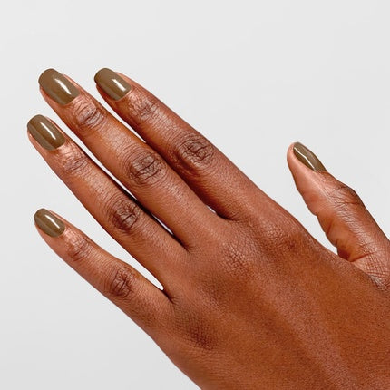 OPI Infinite Shine Long-Wear Dark Crème Finish Opaque Brown Nail Polish 0.5 fl oz