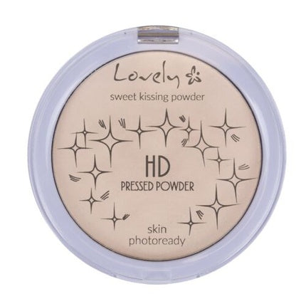Lovely Hd Pressed Powder - Transparent Mattifying Face Powder With Jojoba Oil, 10g