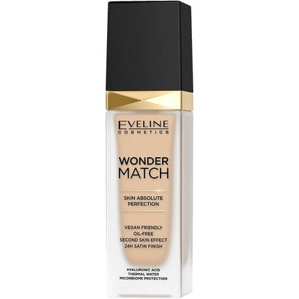 Eveline Wonder Match Luxury Foundation Adapting 10 Light Vanilla 30ml