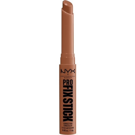 NYX Professional Makeup Correcting Concealer Stick Covers Blemishes Dark Spots Discoloration 12H Wear Vegan Formula Pro Fix Stick 13 Cappuccino