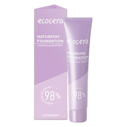 Ecocera Naturstay Foundation Natural Foundation C3 30ml
