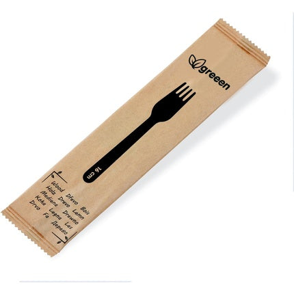 Wooden Fork 16cm Individually Packed