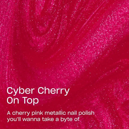 OPI Nail Lacquer Brown Nail Polish Up to 7 Days of Wear Chip Resistant Fast Drying Fall '24 Metallic Mega Mix Collection CD Rom-antic 0.5 fl oz Cyber ​​Cherry on Top