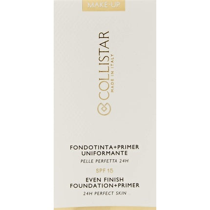 Collistar Even Finish Foundation + Primer 24h Spf15 - Shade 04, 35ml