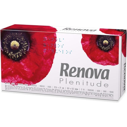 Renova Plenitude Face Towels White 80 Tissues