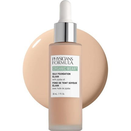 Physicians Formula Organic Wear Silk Foundation Elixir Weightless Foundation for a Dewy Finish and Healthy Look Fair