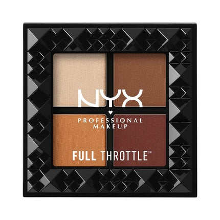 NYX Professional Makeup Full Throttle Shadow Palette Color Riot 0.21 Ounce
