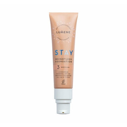 Lumene Stay Foundation Liquid Makeup 3 Medium 30ml