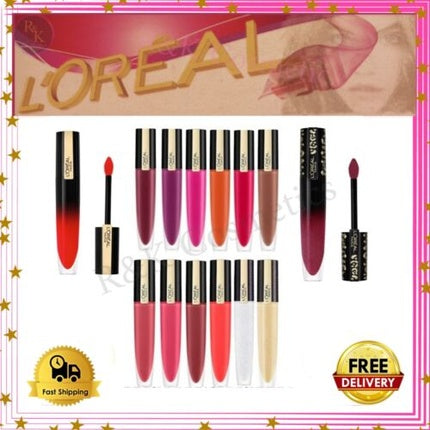 L'Oreal Lipstick Rouge Signature Liquid Lipstick - Choose Your Shade