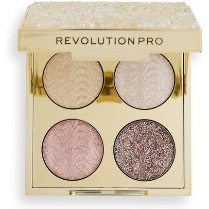 Revolution Pro Ultimate Eye Quad Champagne Crystal Palette