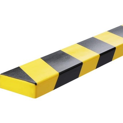 Durable Flat Protection Profile S20 Yellow/Black Self-Adhesive 1m