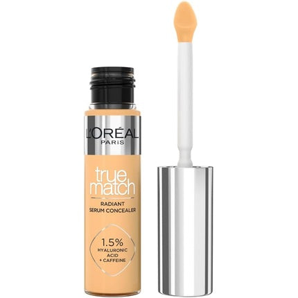 L'Oréal Paris Serum Concealer Medium Coverage Radiant Finish with 1.5% Hyaluronic Acid and Caffeine True Match 6N 10ml
