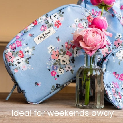 Cath Kidston Wash Bag Clifton Rose Small Make Up Bag with Mirror